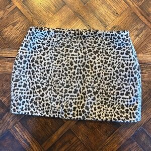 Women's Zara Leopard Mini Skirt